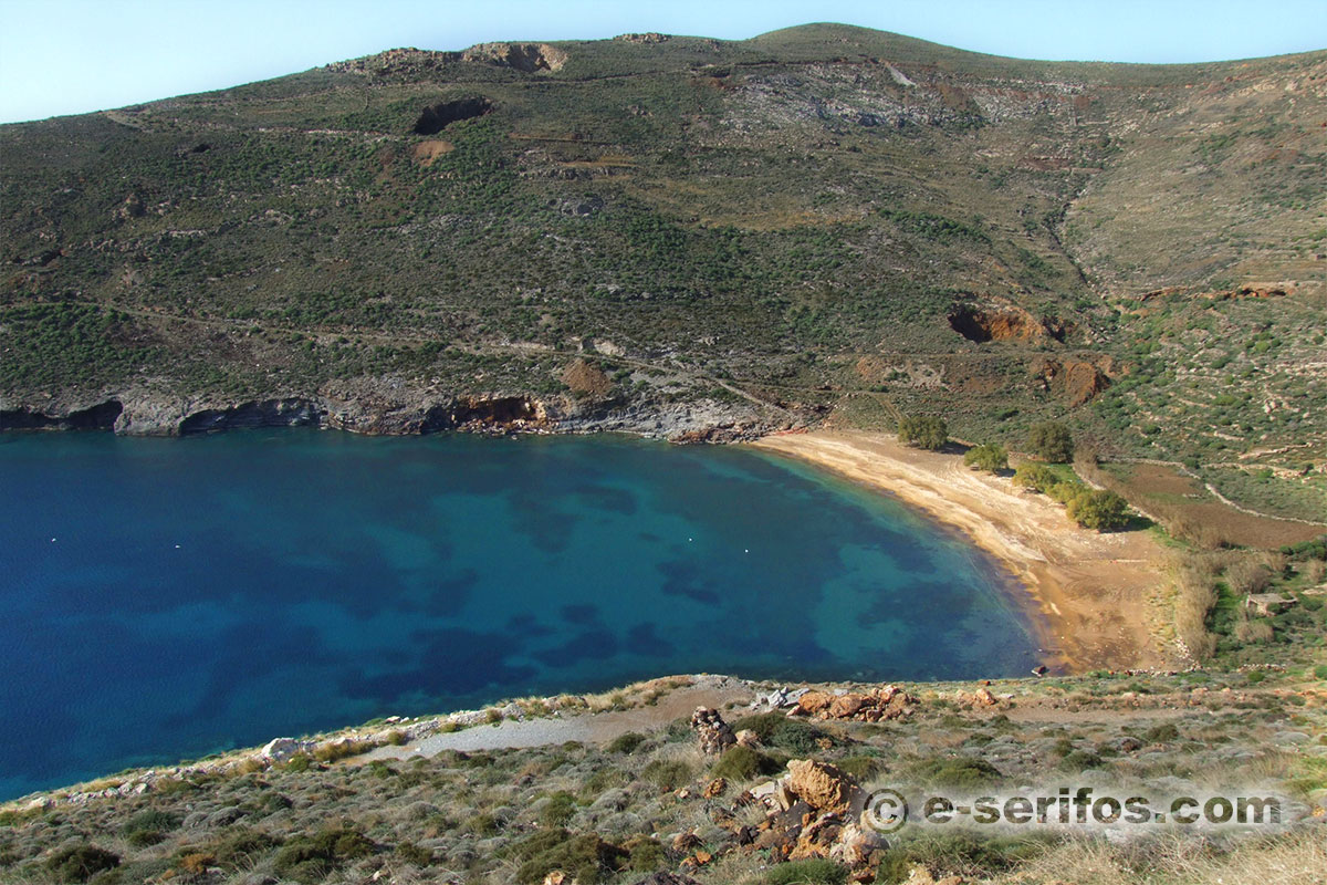 THe beach of Maliadiko in Serifos