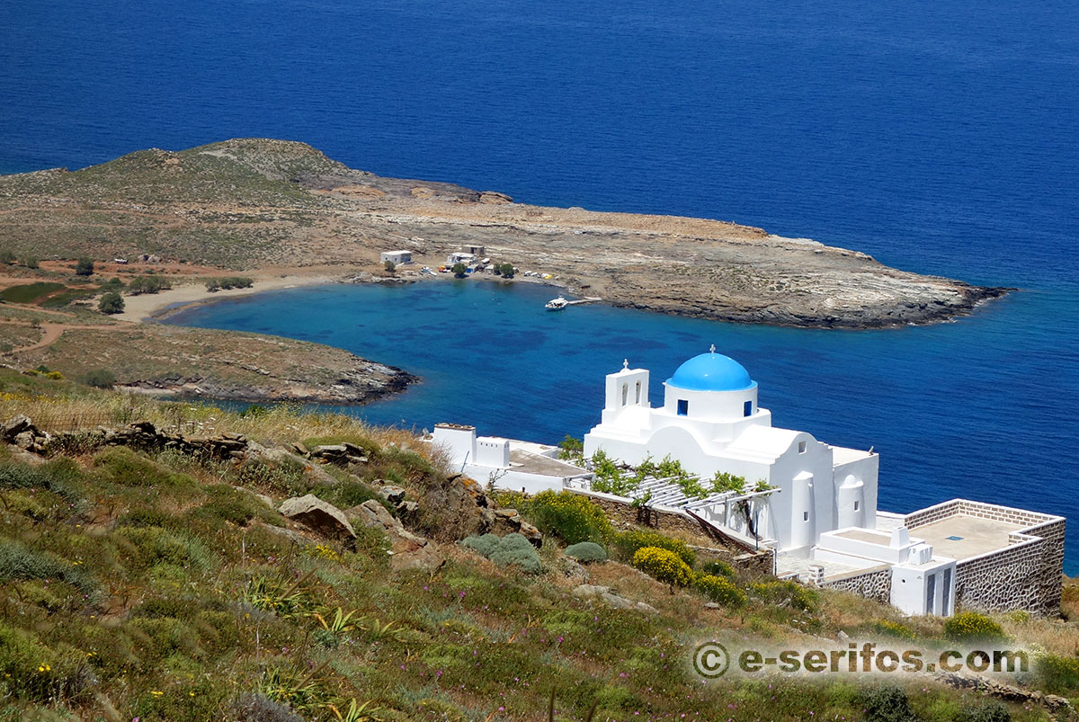 The chapel of Panagia Skopiani in Serifos