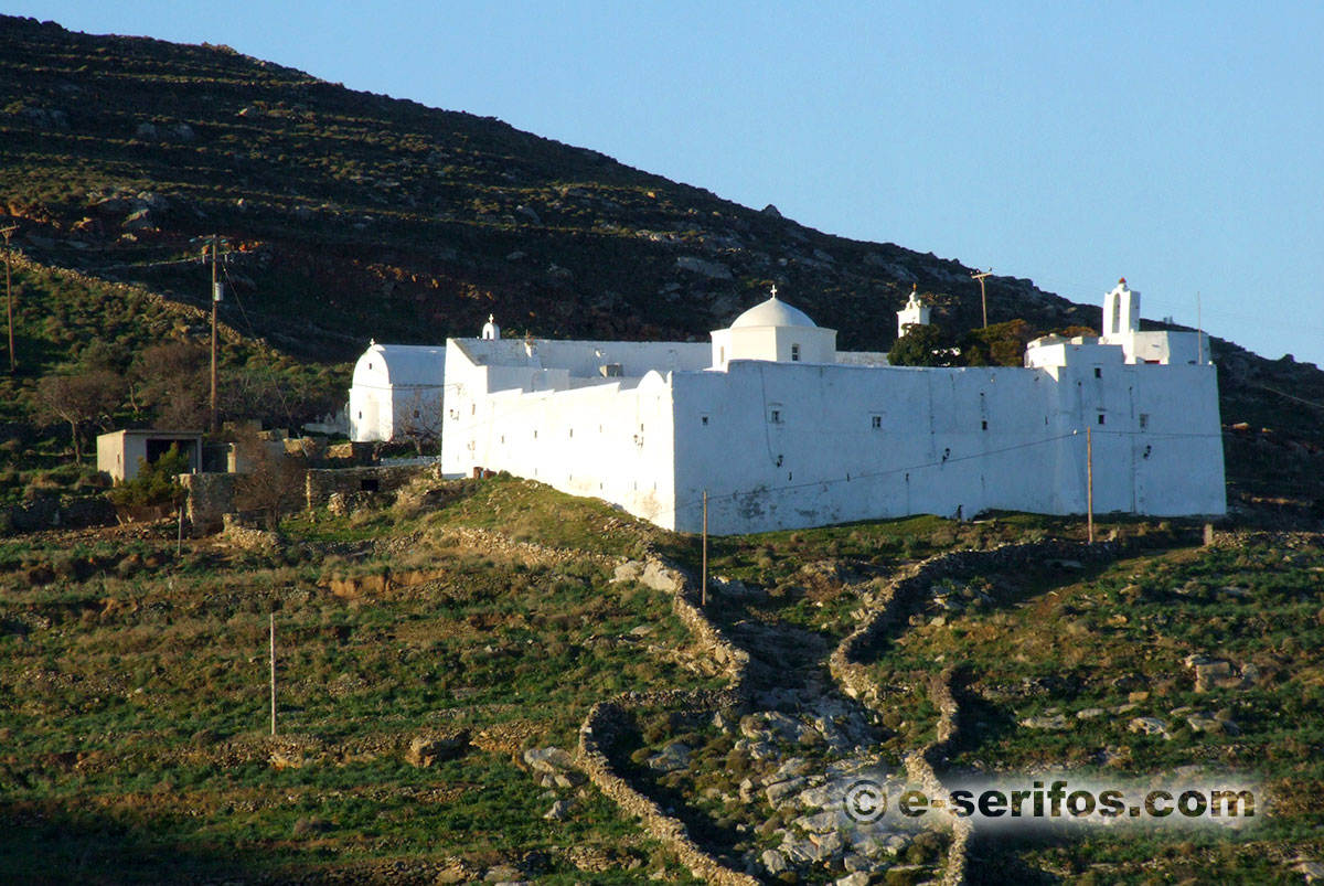 Taxiarxhes Monastery in Serifos