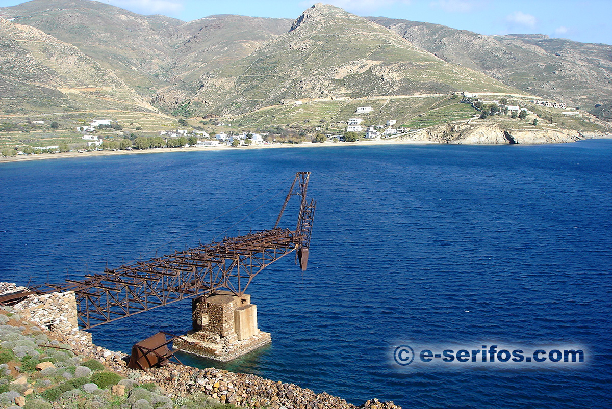 Facilities of the mines in the area of Koutalas