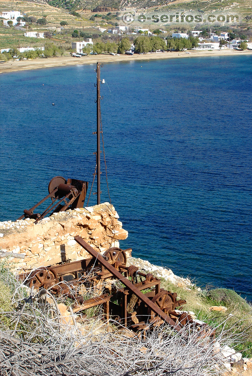 Mining facilities in the region of Koutalas