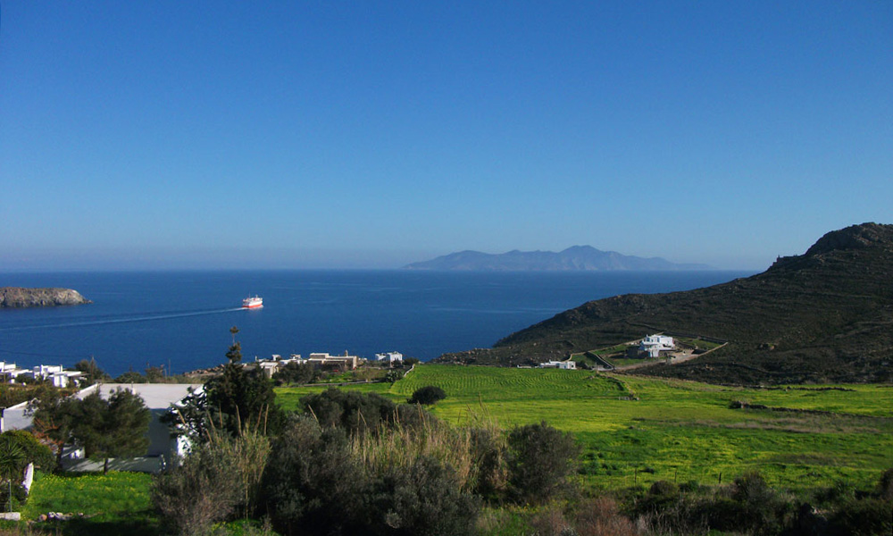 View at the sea and the valley from Ramos