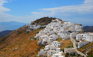 Settlements in Serifos