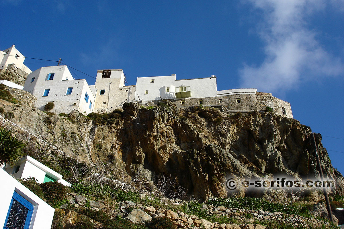 Traditional architecture of Serifos in Chora