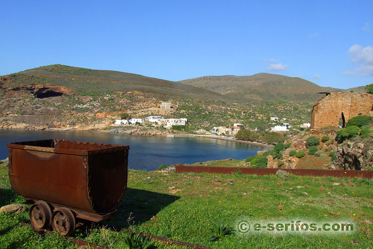 Wagon at the area of Megalo Livadi in Serifos