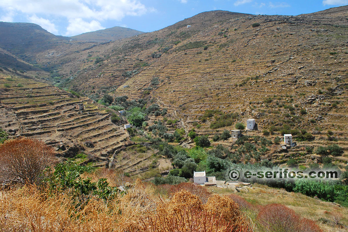 Landscape with terraces