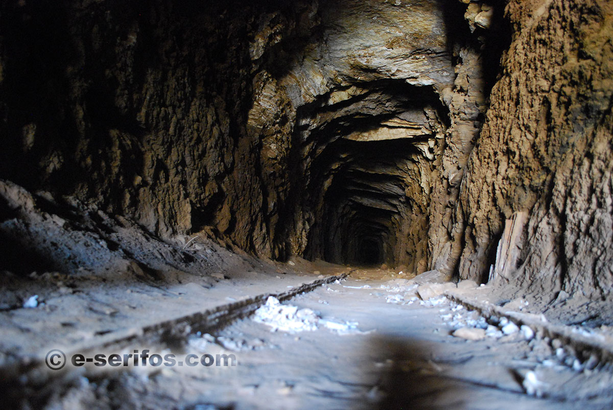 Mine gallery at Megalo Livadi